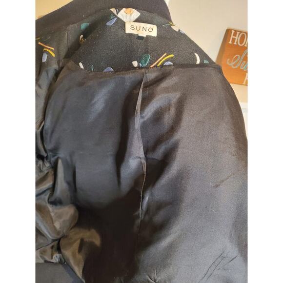Suno Wool Blend Embroidered Full Zip Jacket size 2/ Medium - Picture 7 of 9